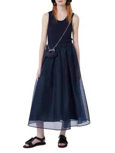 Weekend Max Mara Women's Pleated Silk Organza Skirt | Thumbnail 5 Weekend Max Mara Women's Pleated Silk Organza Skirt | Thumbnail 5