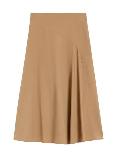 Weekend Max Mara Women's Cotton Poplin Skirt - Tobacco - Size 10 | Thumbnail 1