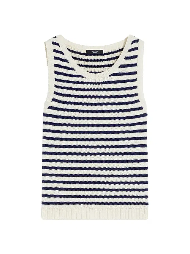 Women's Ribbed Cotton Yarn Jumper - Navy