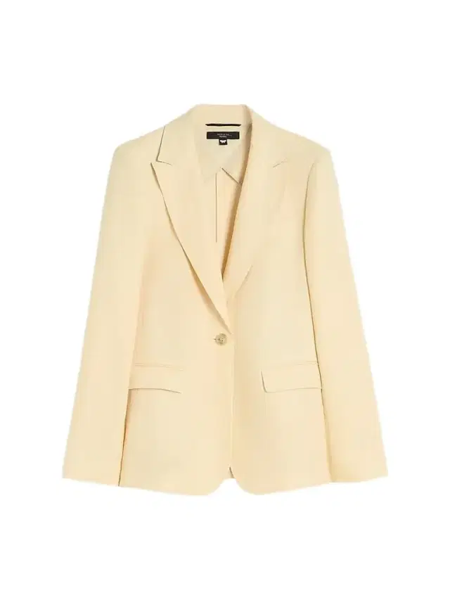 Weekend Max Mara Women's Linen Canvas Blazer - Light Yellow