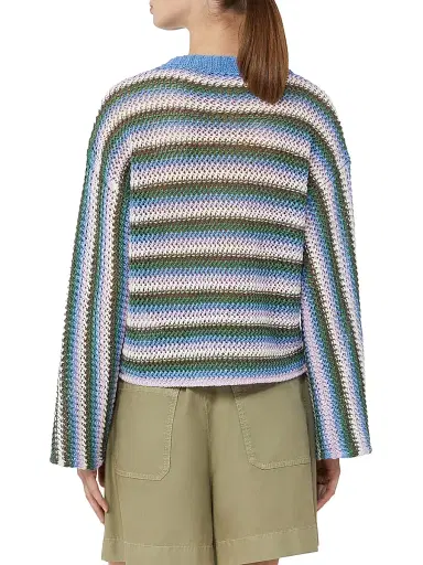 Weekend Max Mara Women's Linen Yarn Sweater - Multicolour - Size XL | Thumbnail 4