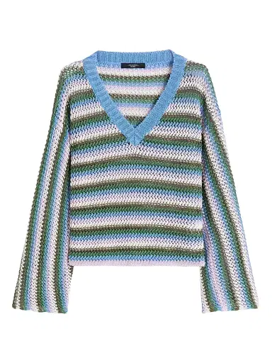 Weekend Max Mara Women's Linen Yarn Sweater - Multicolour - Size XL | Thumbnail 1