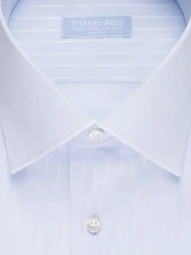 Stefano Ricci Men's Asti Long Sleeve Shirt - Blue | Thumbnail 2