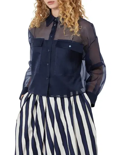 Weekend Max Mara Women's Silk Organza Shirt | Thumbnail 5 Weekend Max Mara Women's Silk Organza Shirt | Thumbnail 5