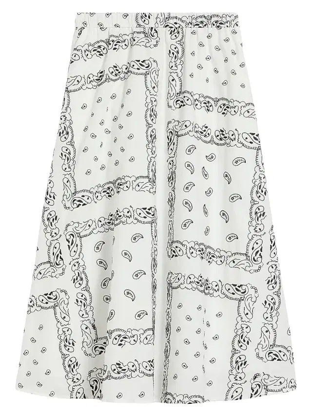 Weekend Max Mara Women's Cotton Poplin Midi Skirt - White