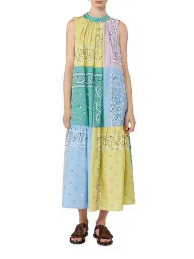 Weekend Max Mara Women's Printed Cotton Poplin Dress - Multicolour - Size 16 | Thumbnail 2 Weekend Max Mara Women's Printed Cotton Poplin Dress - Multicolour - Size 16 | Thumbnail 2
