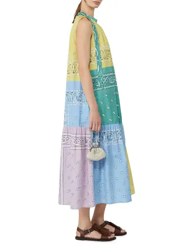 Weekend Max Mara Women's Printed Cotton Poplin Dress - Multicolour - Size 16 | Thumbnail 3 Weekend Max Mara Women's Printed Cotton Poplin Dress - Multicolour - Size 16 | Thumbnail 3