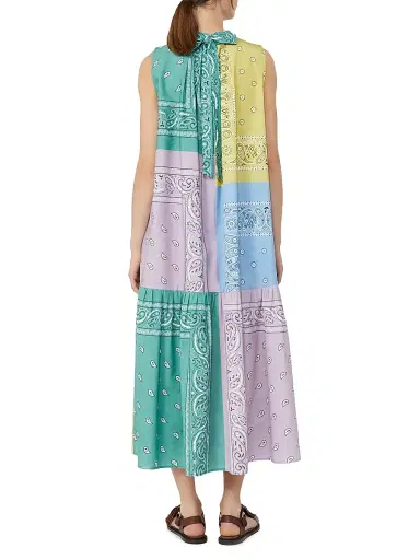 Weekend Max Mara Women's Printed Cotton Poplin Dress - Multicolour - Size 16 | Thumbnail 4 Weekend Max Mara Women's Printed Cotton Poplin Dress - Multicolour - Size 16 | Thumbnail 4