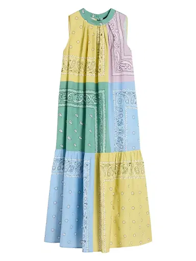 Weekend Max Mara Women's Printed Cotton Poplin Dress - Multicolour - Size 16 | Thumbnail 1 Weekend Max Mara Women's Printed Cotton Poplin Dress - Multicolour - Size 16 | Thumbnail 1