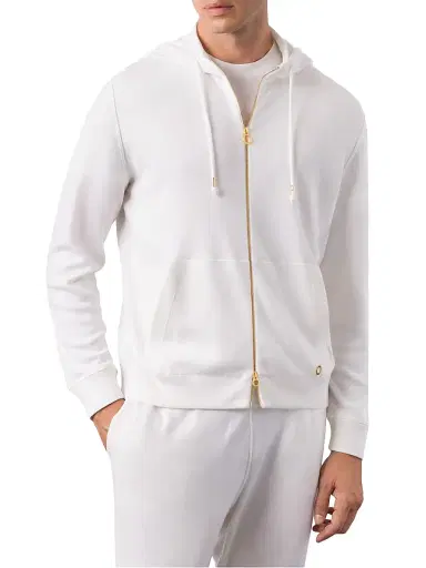 Stefano Ricci Men's Alpha Yarn Cashmere Jogging Blouson Sweater | Thumbnail 2 Stefano Ricci Men's Alpha Yarn Cashmere Jogging Blouson Sweater | Thumbnail 2