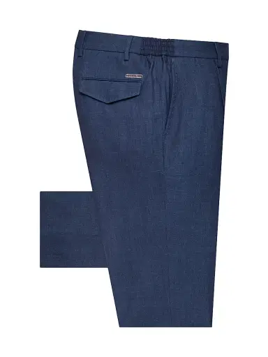 Stefano Ricci Men's Wool and Silk Blend Trousers - Violet Blue - Size 44 | Thumbnail 1 Stefano Ricci Men's Wool and Silk Blend Trousers - Violet Blue - Size 44 | Thumbnail 1
