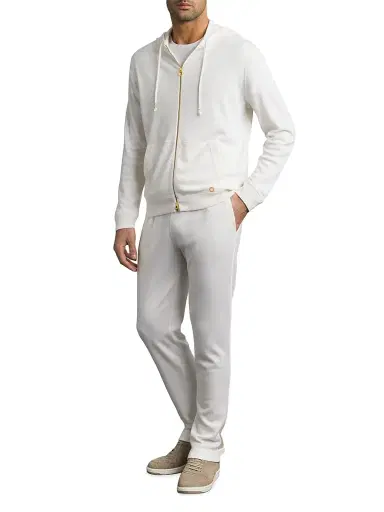 Stefano Ricci Men's Alpha Yarn Cashmere Jogging Blouson Sweater | Thumbnail 8 Stefano Ricci Men's Alpha Yarn Cashmere Jogging Blouson Sweater | Thumbnail 8