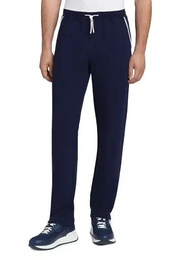 Stefano Ricci Men's Cotton Blend Jogging Trousers - Blue | Thumbnail 2 Stefano Ricci Men's Cotton Blend Jogging Trousers - Blue | Thumbnail 2