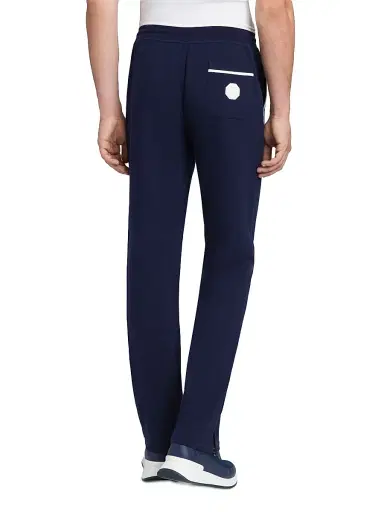 Stefano Ricci Men's Cotton Blend Jogging Trousers - Blue | Thumbnail 3 Stefano Ricci Men's Cotton Blend Jogging Trousers - Blue | Thumbnail 3