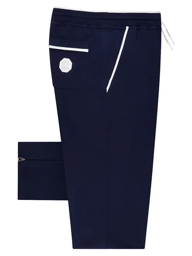 Men's Cotton Blend Jogging Trousers - Blue Men's Cotton Blend Jogging Trousers - Blue