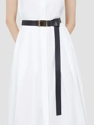 Max Mara Women's Poplin Shirt Dress - White - Size 10 | Thumbnail 6 Max Mara Women's Poplin Shirt Dress - White - Size 10 | Thumbnail 6