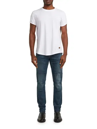 G-Star Men's Anatomic Denim Biker 3D Patch Slim-Fit Jeans | Thumbnail 2 G-Star Men's Anatomic Denim Biker 3D Patch Slim-Fit Jeans | Thumbnail 2