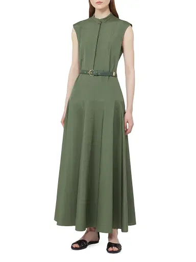 Max Mara Women's Cotton Poplin Circle Dress | Thumbnail 3