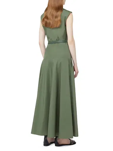 Max Mara Women's Cotton Poplin Circle Dress | Thumbnail 4