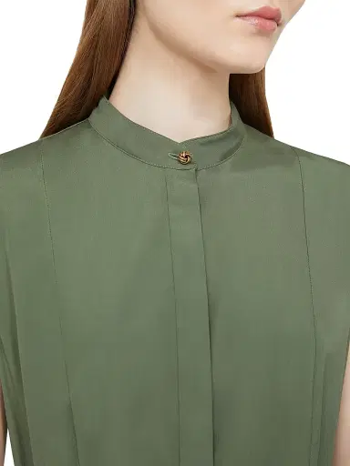 Max Mara Women's Cotton Poplin Circle Dress | Thumbnail 6