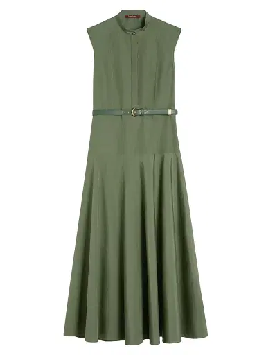 Max Mara Women's Cotton Poplin Circle Dress | Thumbnail 1