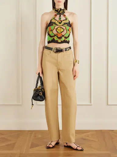 Etro Cropped crocheted cotton halterneck top | Thumbnail 2 Etro Cropped crocheted cotton halterneck top | Thumbnail 2
