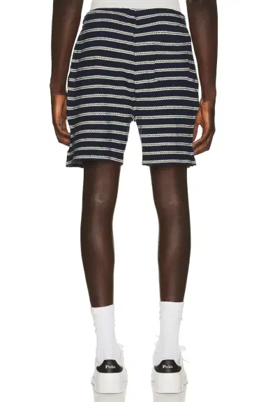 Polo Ralph Lauren Cotton Club Bar Stripe Textured Pull On Short | Thumbnail 2