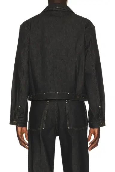 Lemaire Trucker Jacket With Studs | Thumbnail 2 Lemaire Trucker Jacket With Studs | Thumbnail 2