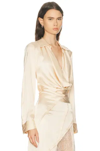 BLUMARINE Long Sleeve Top | Thumbnail 2 BLUMARINE Long Sleeve Top | Thumbnail 2