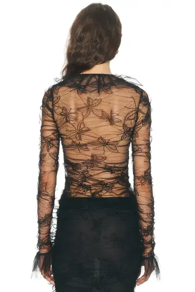 BLUMARINE Long Sleeve Top | Thumbnail 3