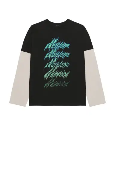 We11Done Crayon Multi Logo Long-Sleeved T-Shirt | Thumbnail 4 We11Done Crayon Multi Logo Long-Sleeved T-Shirt | Thumbnail 4