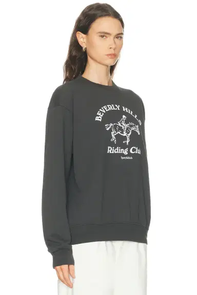 Sporty & Rich BH Riding Club Crewneck Sweatshirt | Thumbnail 2