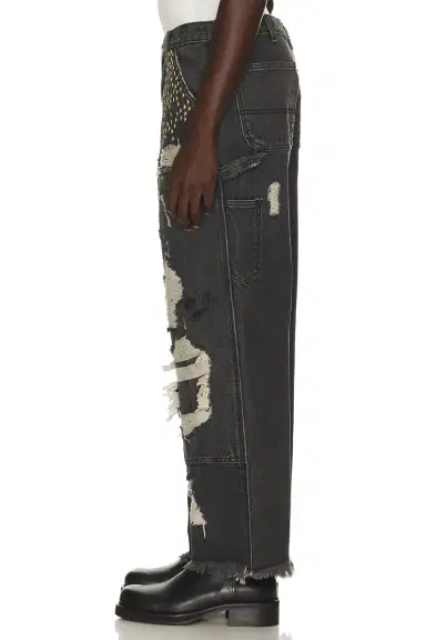Paly Hollywood Busted Dbl Knee Jean | Thumbnail 3