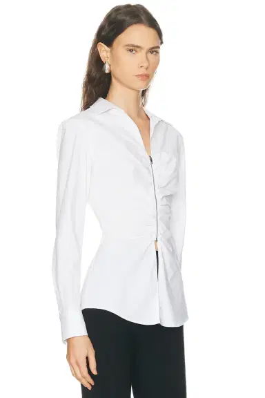 Alexander Wang Gathered Bust Shirt | Thumbnail 2 Alexander Wang Gathered Bust Shirt | Thumbnail 2