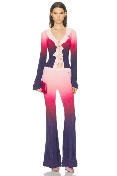 Casablanca Ruffle Top | Thumbnail 4