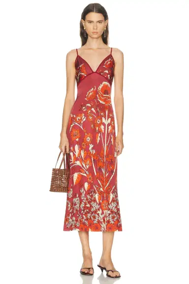 Johanna Ortiz Sendero De Astromelias Ankle Dress | Thumbnail 1 Johanna Ortiz Sendero De Astromelias Ankle Dress | Thumbnail 1