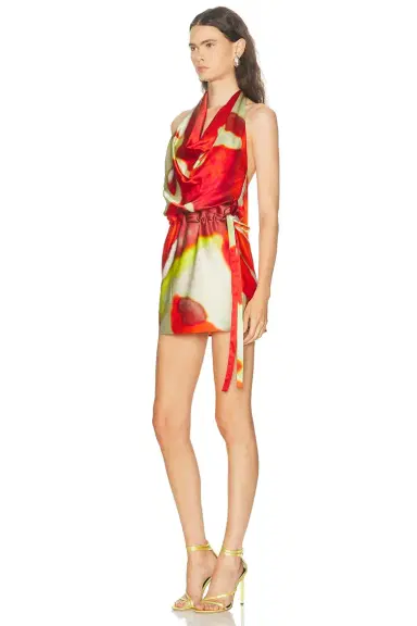 Staud Liora Silk Dress | Thumbnail 3