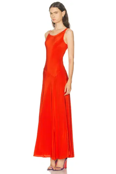 Staud Toluca Silk Dress | Thumbnail 4