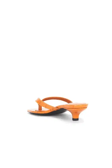 TOTEME Croco Embossed Heeled Flip Flop | Thumbnail 3 TOTEME Croco Embossed Heeled Flip Flop | Thumbnail 3