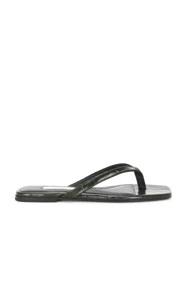 TOTEME Croco Embossed Flip Flop | Thumbnail 1