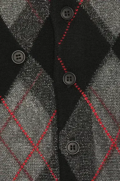 Spencer Badu Black Knit Cardigan | Thumbnail 5