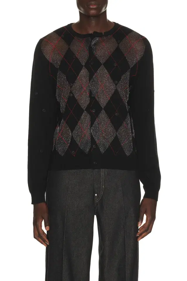 Black Knit Cardigan