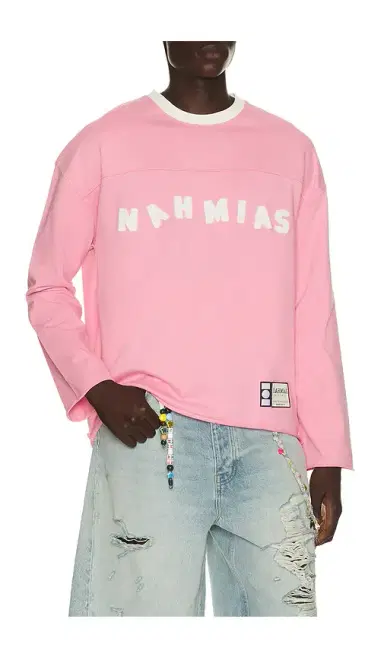 Nahmias Varsity Logo Long Sleeve Shirt | Thumbnail 6