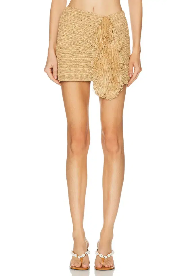 SIMONMILLER Pom Pom Mini Skirt