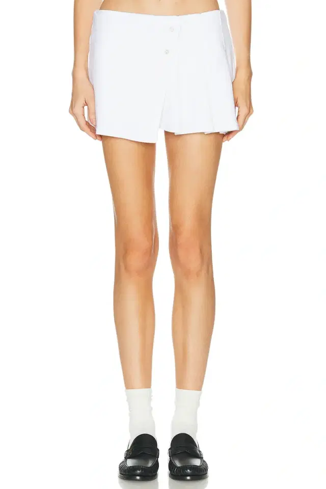 Alexander Wang Pleated Wrap Mini Skirt