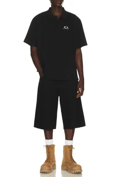 Balenciaga Short Sleeve Regular Polo | Thumbnail 3 Balenciaga Short Sleeve Regular Polo | Thumbnail 3
