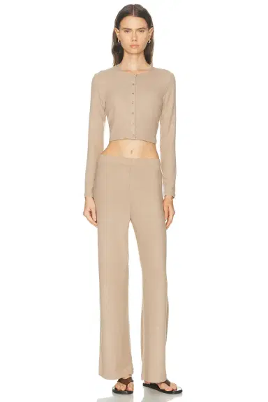 LESET Lauren Crop Cardigan | Thumbnail 4