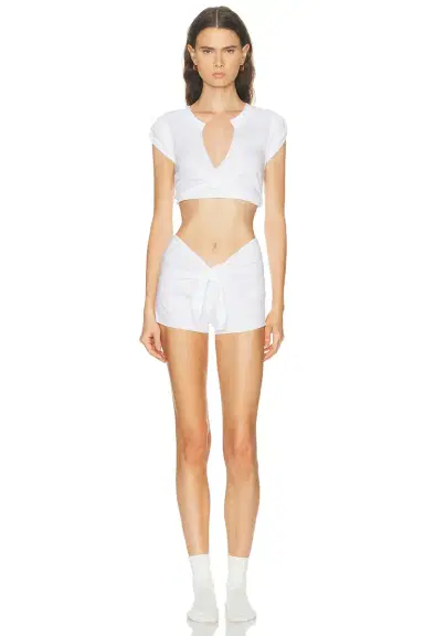 Skims Cotton Jersey Coverups Short | Thumbnail 5 Skims Cotton Jersey Coverups Short | Thumbnail 5