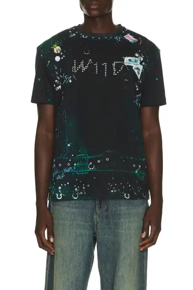 We11Done Trompe-L'Oeil Pierced T-Shirt | Thumbnail 1