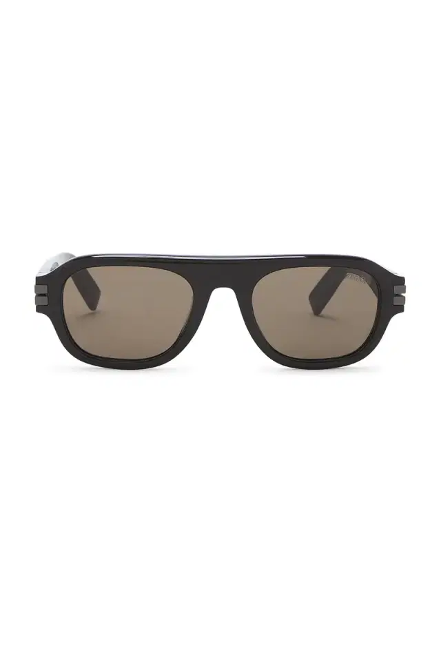 Zegna Geometric Acetate Sunglasses
